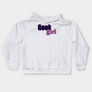 Geek Girl Kids Hoodie